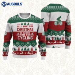 Cycling All I Want For Christmas Ugly Sweaters For Men Women Unisex