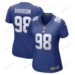 D.J. Davidson New York Giants Women's Game Player Jersey - Royal