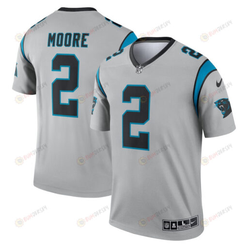 D.J. Moore 2 Carolina Panthers Inverted Legend Jersey - Silver