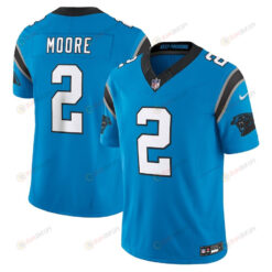 D.J. Moore Carolina 2 Panthers Alternate Vapor F.U.S.E. Limited Jersey - Blue