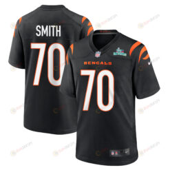 D'Ante Smith 70 Cincinnati Bengals Super Bowl LVII Champions Men's Jersey - Black