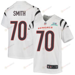D'Ante Smith 70 Cincinnati Bengals Super Bowl LVII Champions Youth Jersey - White