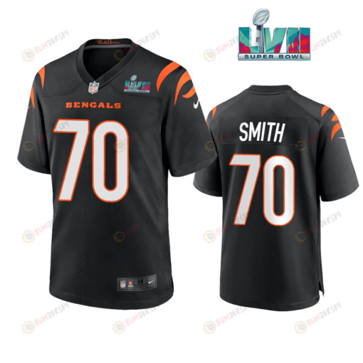 D'Ante Smith 70 Cincinnati Bengals Super Bowl LVII Men's Jersey