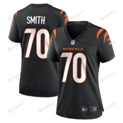 D'Ante Smith 70 Cincinnati Bengals Women's Game Jersey - Black