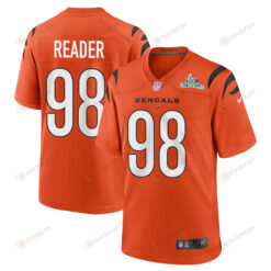 DJ Reader 98 Cincinnati Bengals Super Bowl LVII Champions Men Alternate Game Jersey - Orange