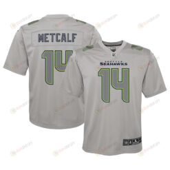 DK Metcalf Seattle Seahawks Youth Atmosphere Game Jersey - Gray