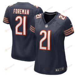 D'Onta Foreman 21 Chicago Bears Women's Game Jersey - Navy