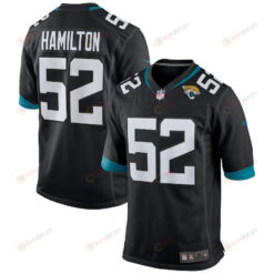 DaVon Hamilton 52 Jacksonville Jaguars Men's Jersey - Black