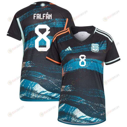 Daiana Falf?n 8 Argentina Women's National Team 2023-24 World Cup Away Women Jersey