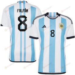 Daiana Falf?n 8 Argentina Women's National Team 2023-24 World Cup Home Men Jersey