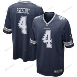 Dak Prescott Dallas Cowboys Game Team Jersey - Navy