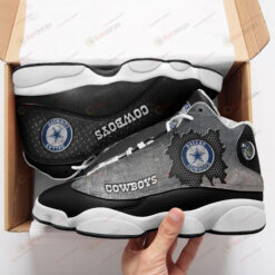 Dallas Cowboys Black Air Jordan 13 Sneakers Sport Shoes