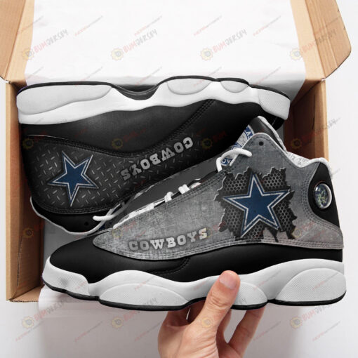 Dallas Cowboys Blue Star Air Jordan 13 Sneakers Sport Shoes