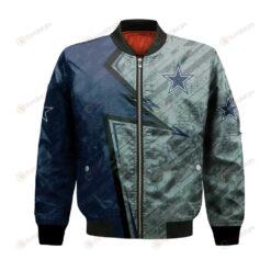 Dallas Cowboys Bomber Jacket 3D Printed Abstract Pattern Sport