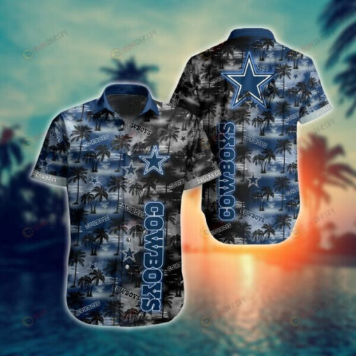 Dallas Cowboys Coconut Tropical Summer ??3D Printed Hawaiian Shirt