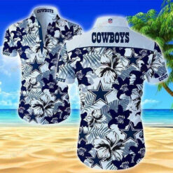 Dallas Cowboys Curved Hawaiian Shirt Summer