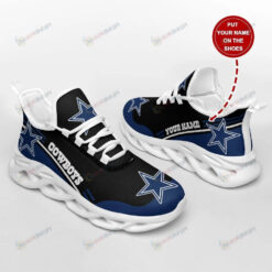 Dallas Cowboys Custom Name 3d Blade Sneaker Shoes