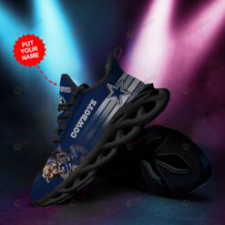 Dallas Cowboys Illustration Image Custom Name 3D Max Soul Sneaker Shoes