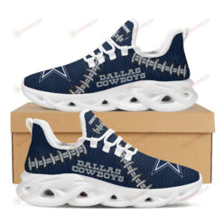 Dallas Cowboys Logo Seam Pattern Custom Name 3D Max Soul Sneaker Shoes