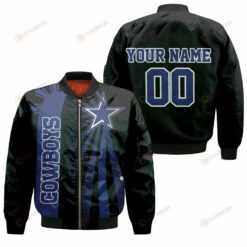 Dallas Cowboys Logo Shining Customized Pattern Bomber Jacket