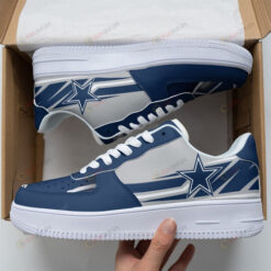 Dallas Cowboys Logo Star Stripe Pattern Air Force 1 Printed