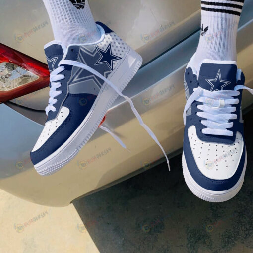 Dallas Cowboys Logo Stars Pattern Air Force 1 Printed