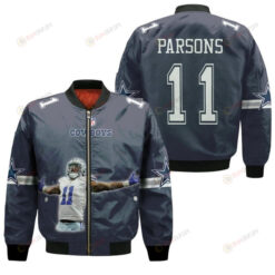 Dallas Cowboys Micah Parsons Pattern Bomber Jacket