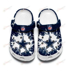 Dallas Cowboys NFL Crocs Crocband Clog Comfortable Shoes - AOP Clog