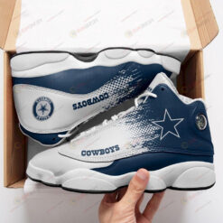 Dallas Cowboys Star Logo Pattern Air Jordan 13 Shoes Sneakers
