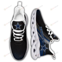 Dallas Cowboys Triangle Custom Name 3D Max Soul Sneaker Shoes
