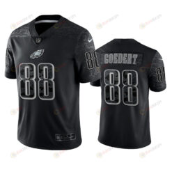 Dallas Goedert 88 Philadelphia Eagles Black Reflective Limited Jersey - Men