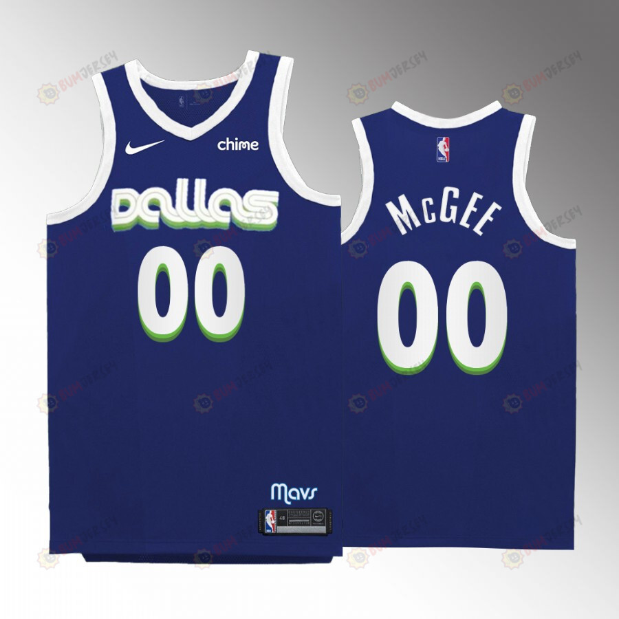 Dallas Mavericks JaVale McGee 00 2022-23 Blue Jersey