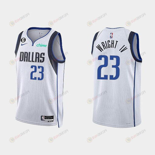 Dallas Mavericks McKinley Wright IV 23 2022-23 Association Edition White Men Jersey Swingman