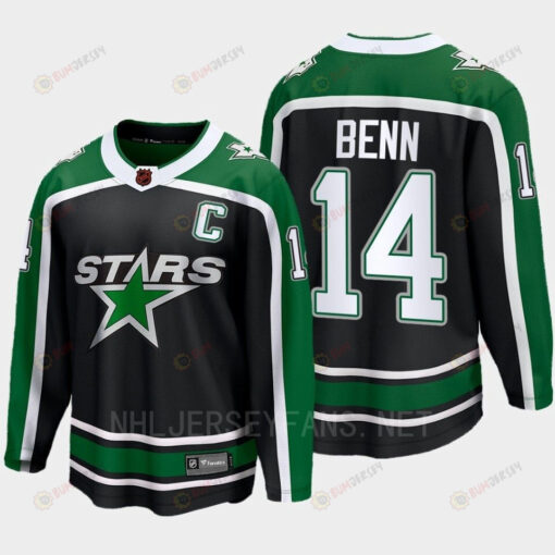 Dallas Stars 2022 Jamie Benn 14 Special Edition 2.0 Black Jersey Breakaway Player