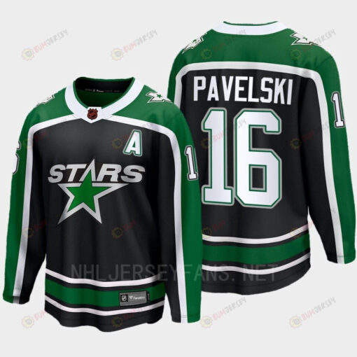 Dallas Stars 2022 Joe Pavelski 16 Special Edition 2.0 Black Jersey Breakaway Player