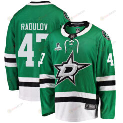 Dallas Stars Alexander Radulov 47 Home 2022 Stanley Cup Playoffs Breakaway Men Jersey - Green