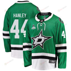 Dallas Stars Joel Hanley 44 Home 2022 Stanley Cup Playoffs Breakaway Men Jersey - Green