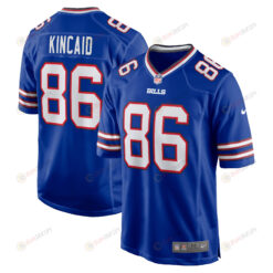 Dalton Kincaid 86 Buffalo Bills 2023 NFL Draft Game Jersey - Royal