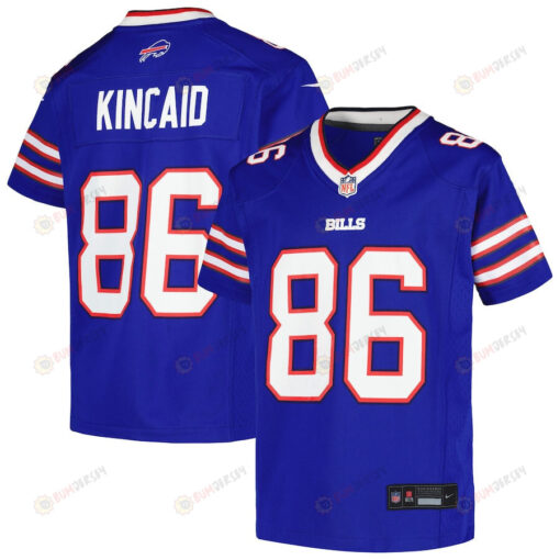 Dalton Kincaid 86 Buffalo Bills Youth Jersey - Royal