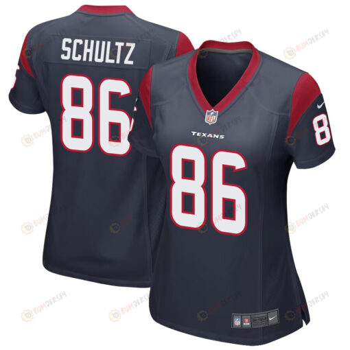Dalton Schultz 86 Houston Texans Game Women Jersey - Navy