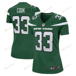 Dalvin Cook 33 New York Jets Women's Game Player Jersey - Gotham Green