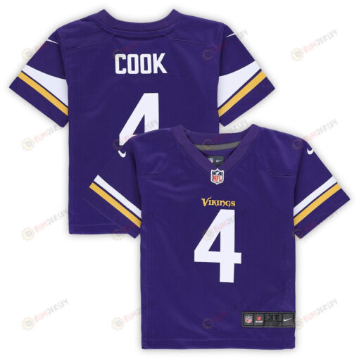 Dalvin Cook 4 Minnesota Vikings Toddler Game Jersey - Purple