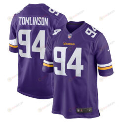 Dalvin Tomlinson 94 Minnesota Vikings Game Jersey - Purple