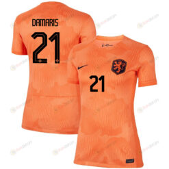 Damaris Egurrola 21 Netherlands Women's National Team 2023-24 World Cup Home Women Jersey