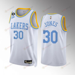 Damian Jones 30 2022-23 Los Angeles Lakers White Classic Edition Jersey