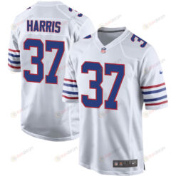 Damien Harris 37 Buffalo Bills Men's Jersey - White