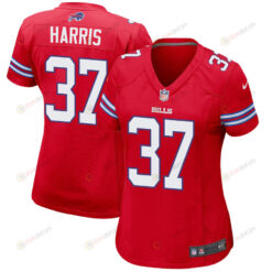 Damien Harris 37 Buffalo Bills Women Alternate Game Jersey - Red