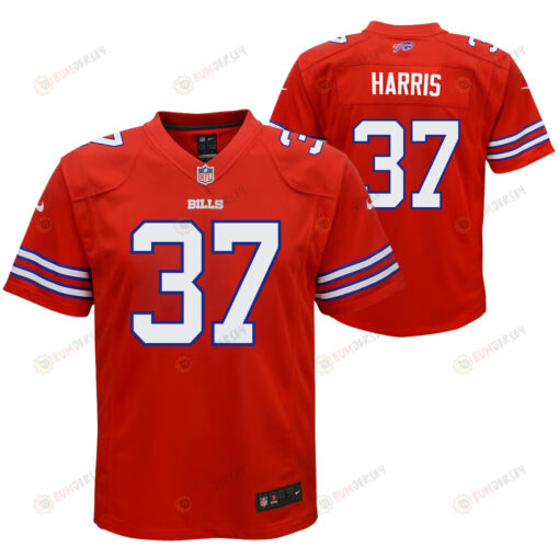 Damien Harris 37 Buffalo Bills Youth Alternate Game Jersey - Red