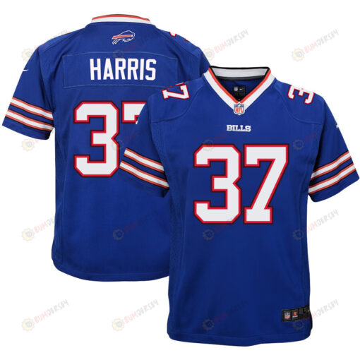 Damien Harris 37 Buffalo Bills Youth Jersey - Royal