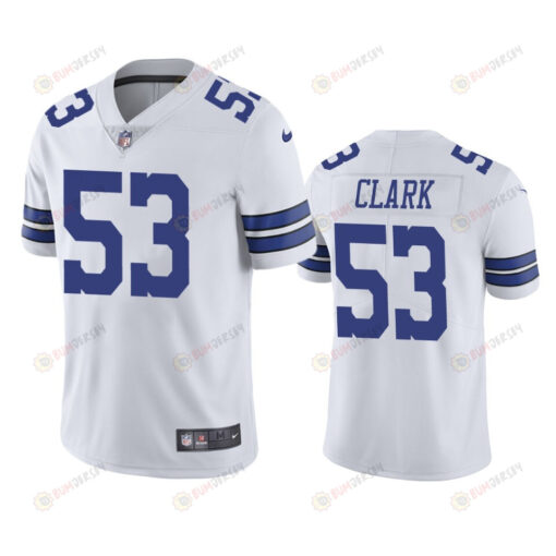 Damone Clark 53 Dallas Cowboys White Vapor Limited Jersey